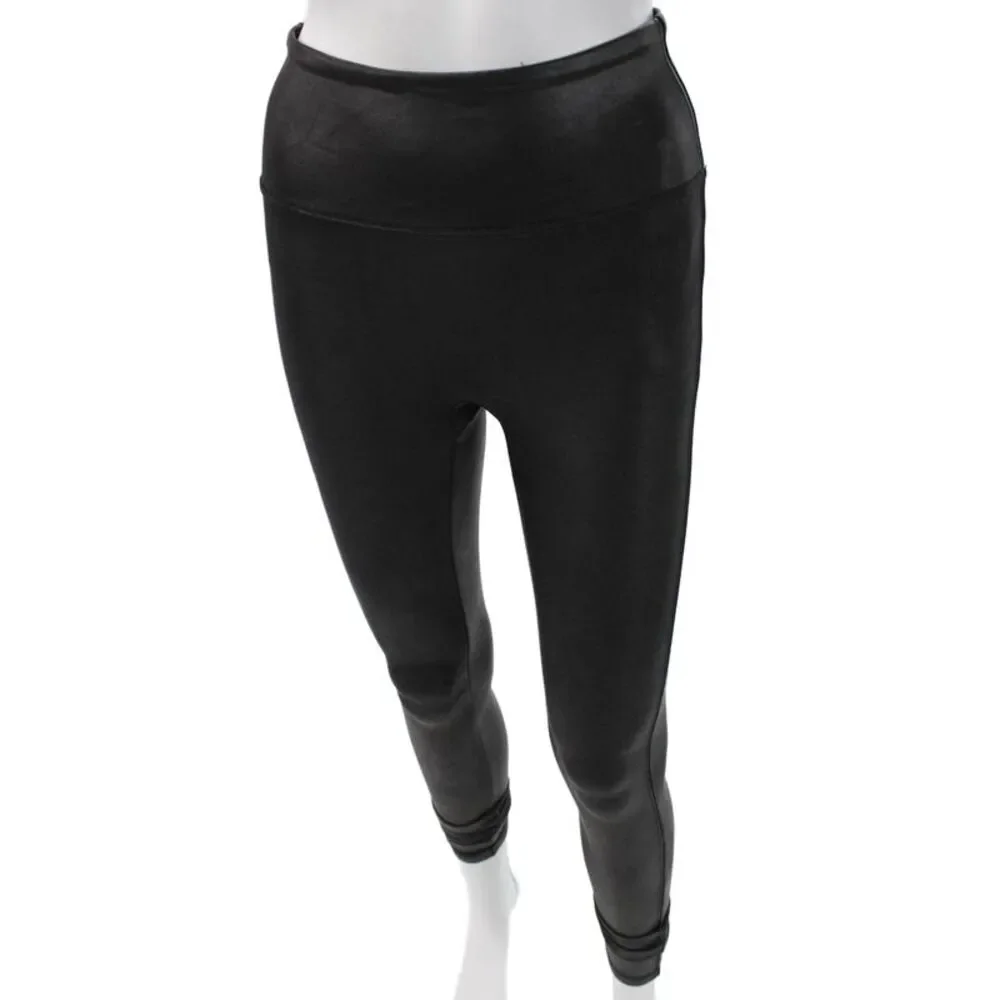 SPANX® Womens Ankle Jeggings Black Petite Size S